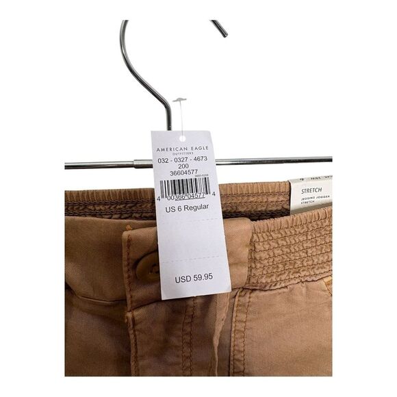 NWT American eagle brown AE High-Waisted Jegging Jogger size 6 - Picture 4 of 8